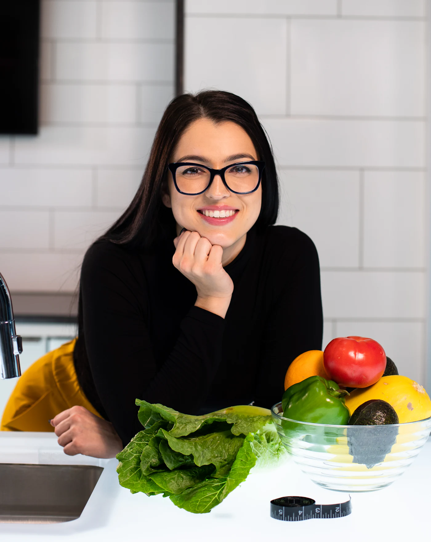 Nutricionista durante atendimento